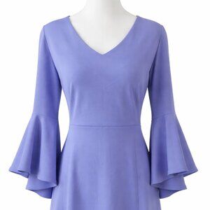 New York & Company Lavender Long Sleeve Dress | Size L | NWOT